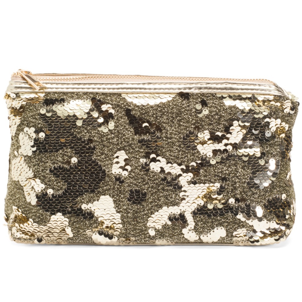 IMOSHION sequin cosmetic bag
